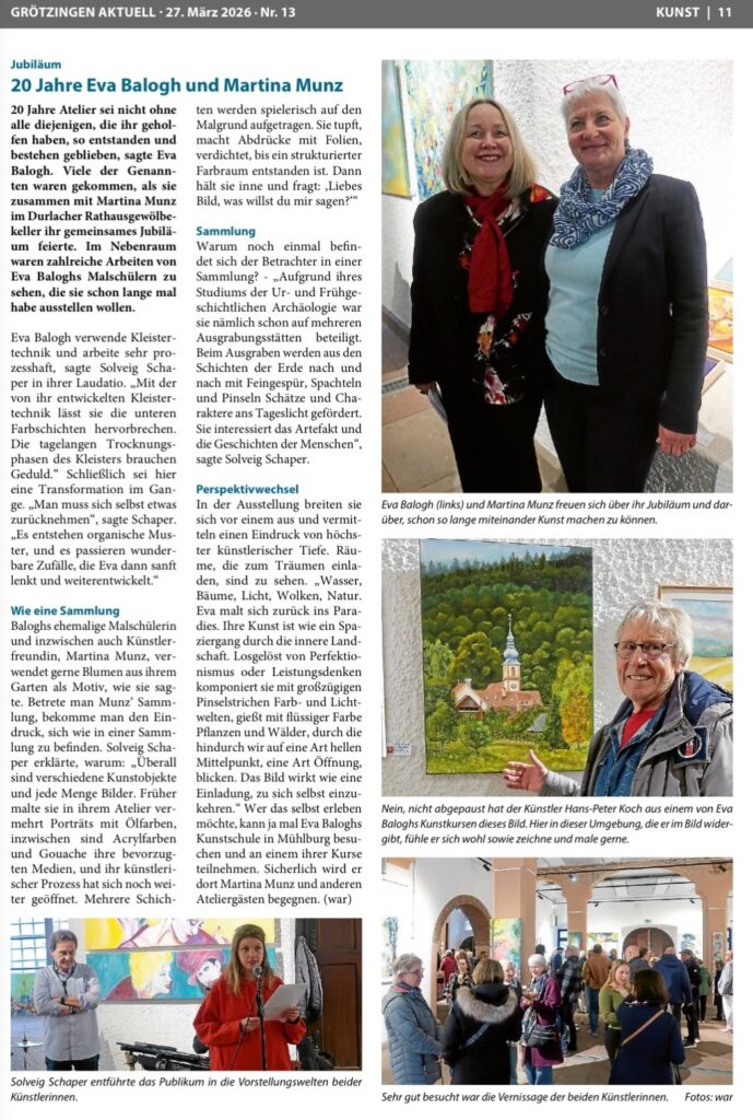 20 Jahre Atelier Malschule